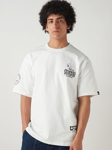 T-shirt Peanuts en coton avec imprimé graphique surdimensionné - 2