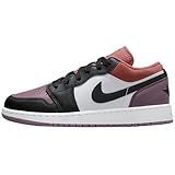 Jordan Big Kid's 1 Low SE White/Black-Sky J Orange (FB9908 102) - 7