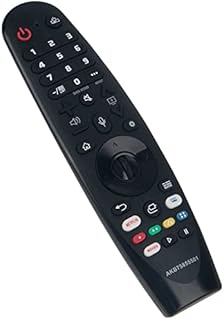 AKB75855501 MR20GA Replace Magic Voice Remote fit for LG 2020 Smart LED TV OLED Nano Cell 4K UHD HDTV with Netflix Prime Video Movies Button (Screen Mouse, Voice, Cursor and Roller/Pointer Functions)