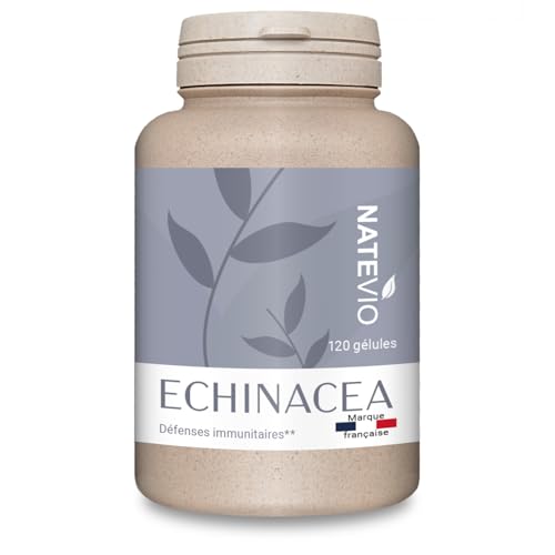 Echinacea - 180 gélules naturelles - Défenses immunitaires - Fabriqué en France