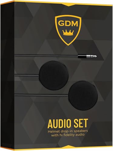 GDM 40mm HiFi Helmet-Compatible Earbud Headphones