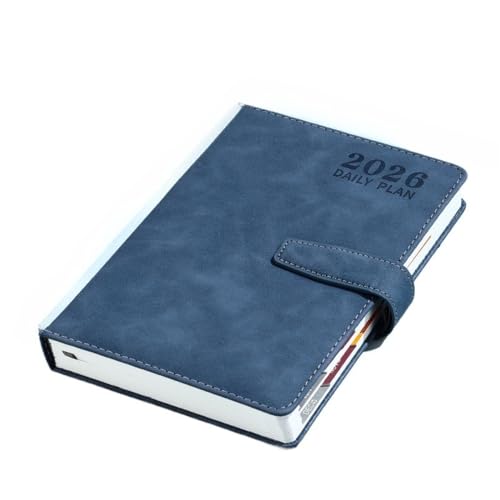 ULOVEJOY 2026 �N�S�N�����蒠 A5 �T�C�Y 400 �ŉ��� 80G ���ю� ?�v�\���v���X���H 365 �����ԊǗ� ��?�E���L�E�v��{ 145×212mm 8 �F�I�� �I�t�B�X�E�w���E����p (A5�i145×212mm�j,�f�j���u���[)