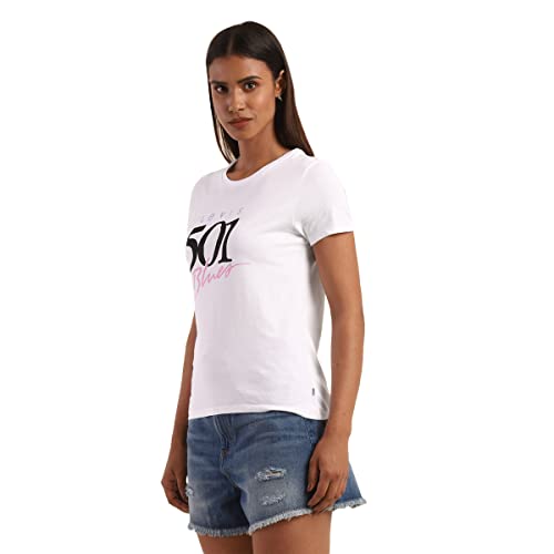 Image of Levi's Women's Brand Logo Crew Neck T-Shirt