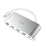 hama usb charger 2 port USB C Power und Daten: USB-C Port für schnelles Laden mit Power Delivery, weiterer USB-C Port zur Datenübertragung von Handy oder externer Festplatte