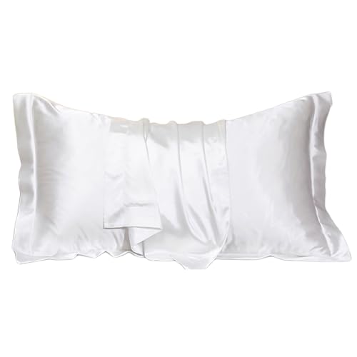 Fundas de Almohada de Seda 48x74 cm 2 Piezas