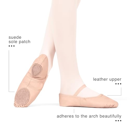 Theatricals Adult Leather Split-Sole Ballet Shoes4