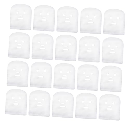 LOLIPPYY 100 piezas Faciales de Desechables para Spa Láminas Hidratantes para Cuidado Ajustada para Mujer Pack Facial para Rejuvenecimiento y Firmeza