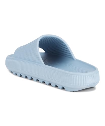 Image of Aqualite NEO-354 Women's Slides Slippers | Slip-On Comfort Flat Base Flipflop for Daily Wear | Anti-Skid, Lightweight & Easy to Wear | Casual Home & Outdoor Sandals for Women