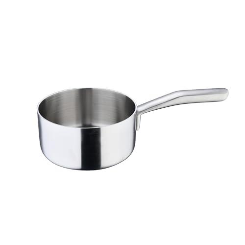 MasterPro Bones MP by Alessi MP Saucepan, 16x8 cm, Stainless Steel, Black/White, 16 cm - Image 2