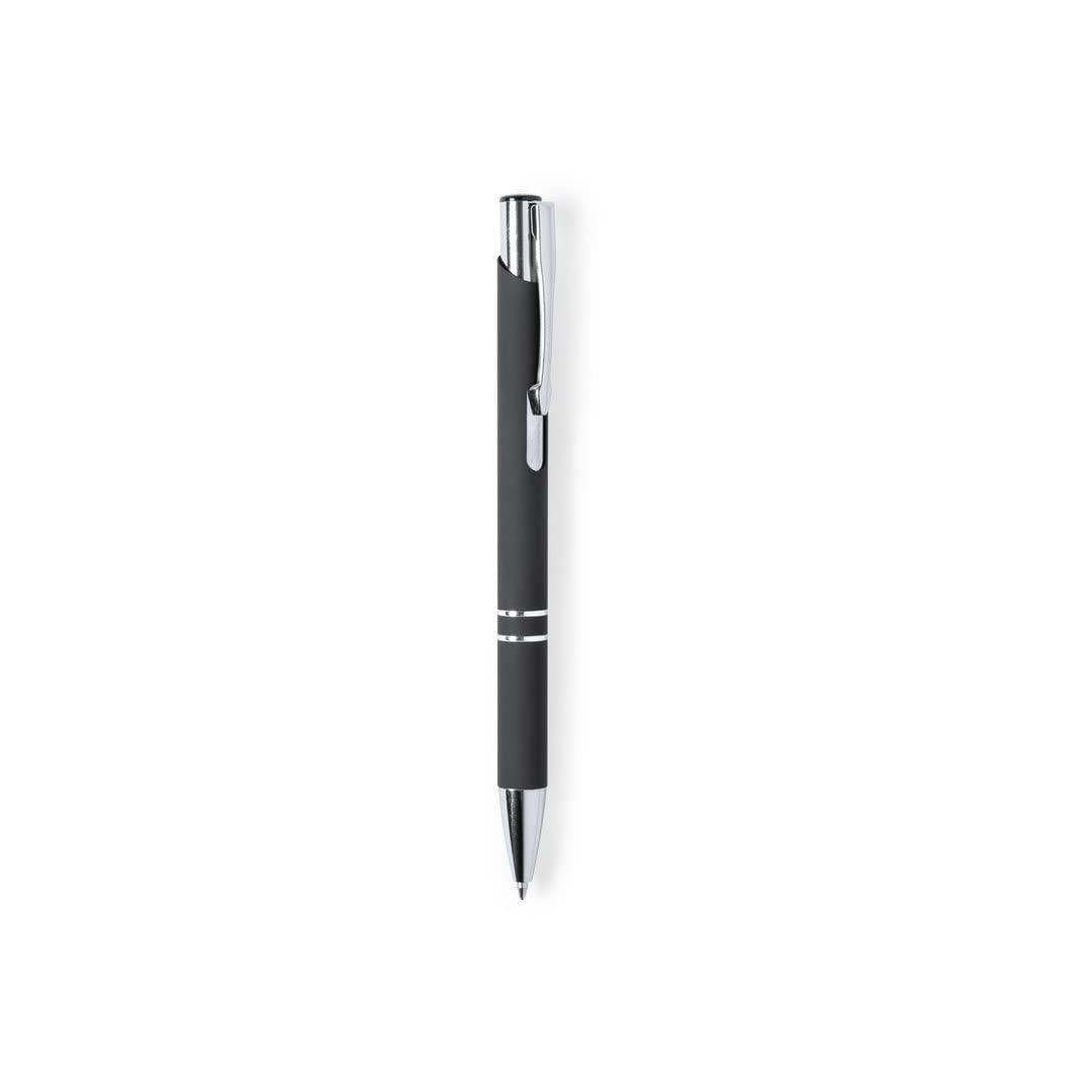 Regalo Grabado - 51 Bolígrafos personalizados metal con suave tacto de goma en color mate. Pack unidades (51)