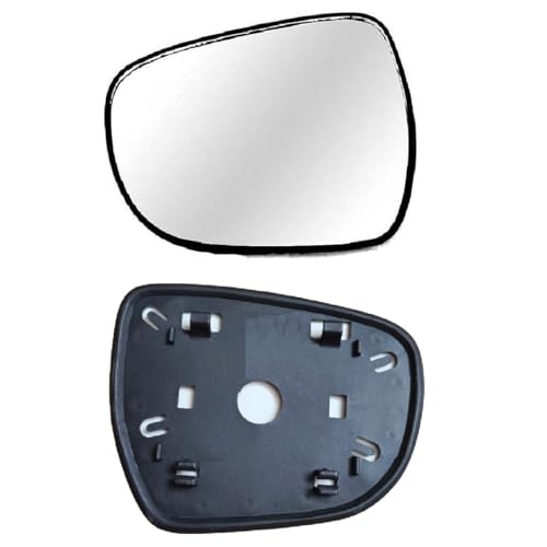 STYCARO -Side View Mirror/Sub Mirror Glass Plate compatible with New Swift Dzire 3RD GEN LDI/LXI/TOUR (2017-2024 Year Model) (MIRROR SHAPE TYPE 2), LEFT PASSENGER SIDE)