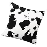 Housse de coussin en forme de vache : avec fermeture éclair invisible, la taie d'oreiller est plus , housses de coussin en forme de vache 18 x 18.
