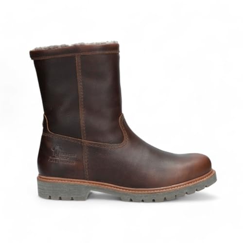 Panama Jack Men's Fedro Igloo C10 Brown Leather Biker Boots