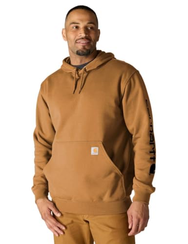 Carhartt Men's Iconic K288 Logo Sweatshirt, Carhartt Brown...