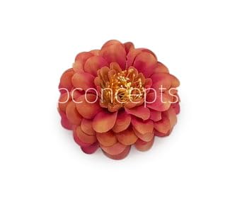 Image of WRAP Concepts Artificial Dahlia Flower Head for Home Decoration and Craft (Blush with hitns of Pink)