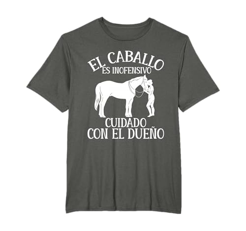 Caballos Divertido Equitación El Caballo Es Inofensivo Camiseta