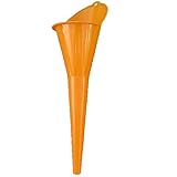 Embudo solitario Formulaioue Repostaje de automóviles Embudo Largo Aditivo de Aceite Motocicleta Máquina agrícola Embudo Repostaje de automóviles Embudo más Largo Gasolina Motor-Naranja