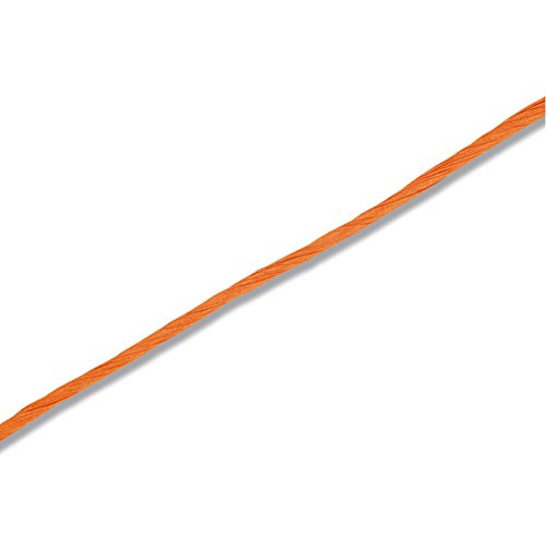 シモジマ ヘイコー ペーパーワイヤー07 2mm×20m 001501307 オレンジ