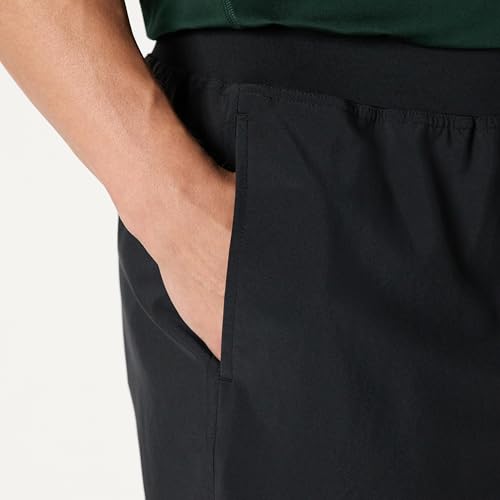 Image of Amazon Essentials Men's Athletic Running Training Shorts, Performance Stretch Woven Workout Shorts, 7 inch