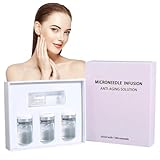 Microneedling Viso Set, Micro Infusion System, Microneedling, Incluso Needle 1 Pezzo, 3 Fiale di Siero da 5 Ml, Ridurre le Rughe e Rassodare la Pelle immagine