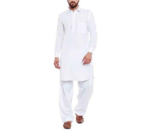Image of SOJANYA (Since 1958, Men's Silk Blend Grey Kurta Pyjama & Silk Blend Jacket Combo