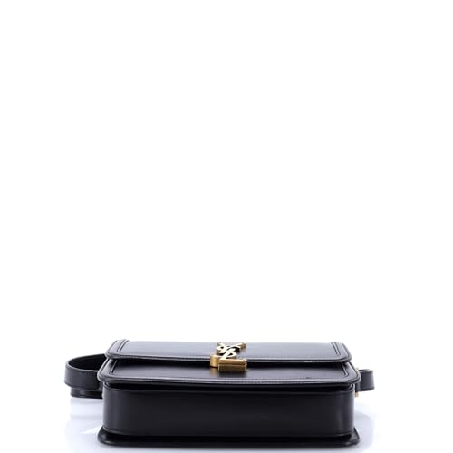 Saint Laurent, Pre-Loved Solferino Bag Leather Medium, Black4