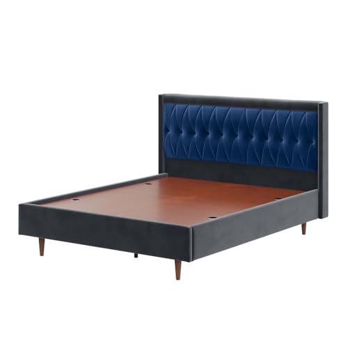 Image of Wakefit Asterion Queen Size Non Storage Upholstered Bed