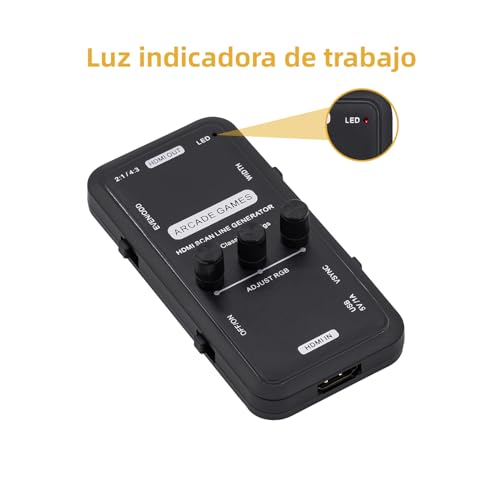 Generador de líneas de escaneo HDMI Mcbazel para juegos retro y arcade 6