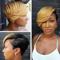 FCHW Short Hair Short Pixie Cut Bob Wig For Black Women Straight Cheap Pixie Cut Wig Short Hair Wig For Women
