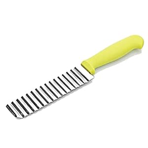 Froiny 1 stks Rvs Crinkle Cut Aardappel en Groente Cutter Wortel Crinkle Golvende Cutter Gegolfd Keuken Accessoires