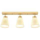 HOMCOM Deckenleuchte LED 40W 3-flammige Deckenlampe mit Doppelmontage, 90°...