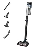 Shark Stratos Cordless Pet Pro Stick Vacuum Cleaner with Anti Hair Wrap Plus, Clean Sense IQ, DuoClean, 60min Run-Time, Removable Battery, Anti-Allergen, White and Navy IZ402UKTSB