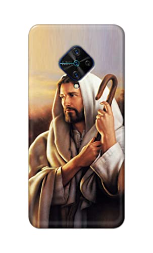 Image of PRINTFIDAA Catholic Image of Jesus Christ from Slovakia Hard Back Cover for Vivo S1 Pro Back Cover -(P6) KAT1003