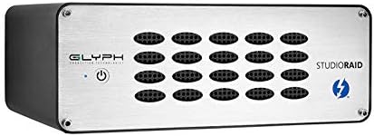 Glyph Studio RAID Thunderbolt 2 SRTB6000 6TB External Hard Drive RAID 0, 1 or JBOD (7200RPM, Thunderbolt 2, USB 3)