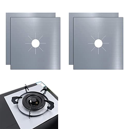 Protection Plaque Cuisson Gaz, Tapis de Cuisinière à Gaz, Protection Cuisinière à Brûleurs Gaz, Protection de Cuisinière à Gaz, 0,2 mm Housse de...