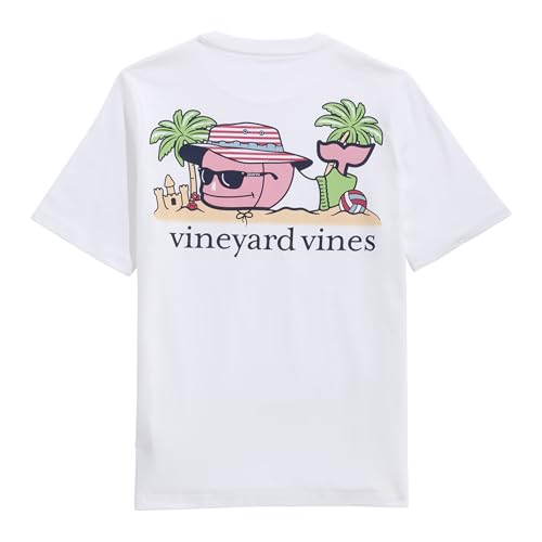 vineyard vines Boys' Sandcastle Whale Short-Sleeve Pocket Tee
