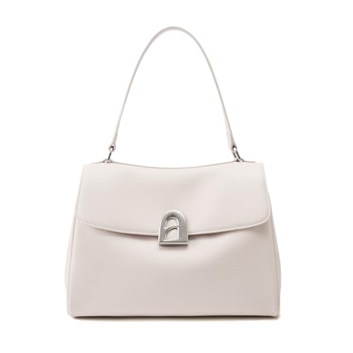 LA FESTIN Women's Leather Top Handle Satchel Bag - Large Shoulder Handbag Crossbody Purse with Detachable Strap