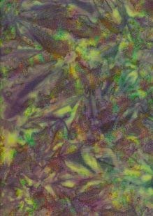 1/2 Metre | SSB-24 Brown100% Cotton Handmade Java Batik Fabric Marble Effect Smoke Batik Patchwork Quilting Dressmaking 112cm / 44"