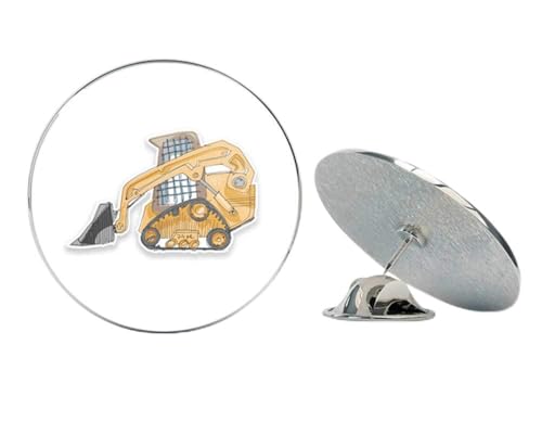 Construction Digger Round Metal 0.75