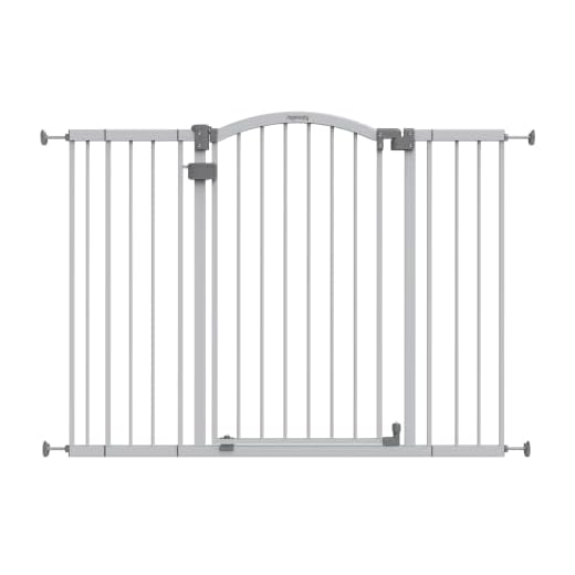 Summer Infant Extra Tall & Extra Wide Safety Gate, 29.5 - 53 Inch Wide & 38" Tall, for Doorways & Stairways, with Auto-Close & Hold-Open, Grey
