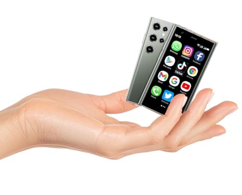Mini Galaxy S24 SmartPhone - World's most Small S24 Ultra 4G LTE Mobile Smart Andoriod Mini Phone, Great Children Teenagers Gift, Pocket Phone Micro 3' Touch Screen 2GB/16GB Tiny Galaxy S24 Look Alike