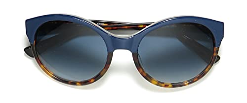 Isaac Mizrahi 30212 Womens/Ladies Cat Eye Full-rim Gradient Lenses Sunglasses/Shades (52-18-135, Blue/Tortoise)2