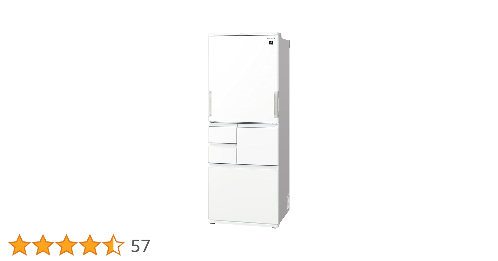 Amazon.co.jp: シャープ SHARP 冷蔵庫 SJ-AW50H-W プラズマ