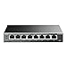 Produktbild TP-Link TL-SG108PE Managed PoE Switch, 8 Port Gigabit Network Switch mit 4 PoE+ Ports (64 W, 802.3af/at PoE+, Lüfterlos, Plug-and-Play, Robustes Metallgehäuse) Schwarz
