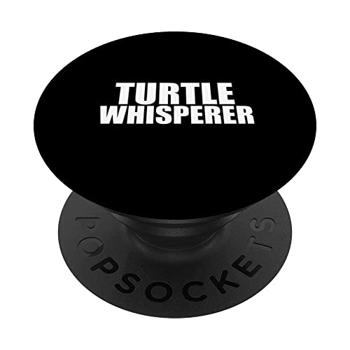 Tortuga Whisperer divertido regalo para amantes de la tortuga, zoológico mascota tortuga PopSockets PopGrip Intercambiable