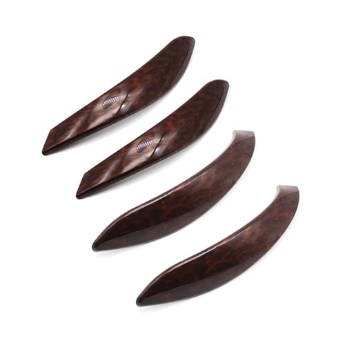 Garniture de poignée porte pour BMW F32 F33 ABS style acajou 4pcs