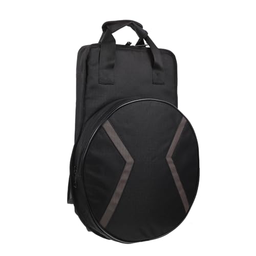 ERINGOGO 1Pc Dedicated Dumb Drum Bag with Durable and Main Storage Pouch for Portable Storage and Protection of Your Instrument Black