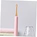 FRCOLOR 4pcs Bamboo Toothbrush Heads Replacement for Electric Toothbrush Biodegradable Gentle Cleaning Soft Bristles