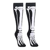 Chaussettes De pour Hommes Femmes - Fashion Skull Modèle De Haute De Haute pour l'usure Toute Journée, Un Meilleur Flux Sanguin