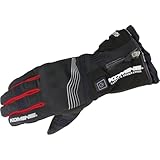 コミネ(KOMINE) バイク用 グローブ プロテクトエレクトリックグローブ12V ブラック/レッド XL EK-201 1128 秋冬春向け 防水 防寒 カーボン ストレッチ素材 電熱